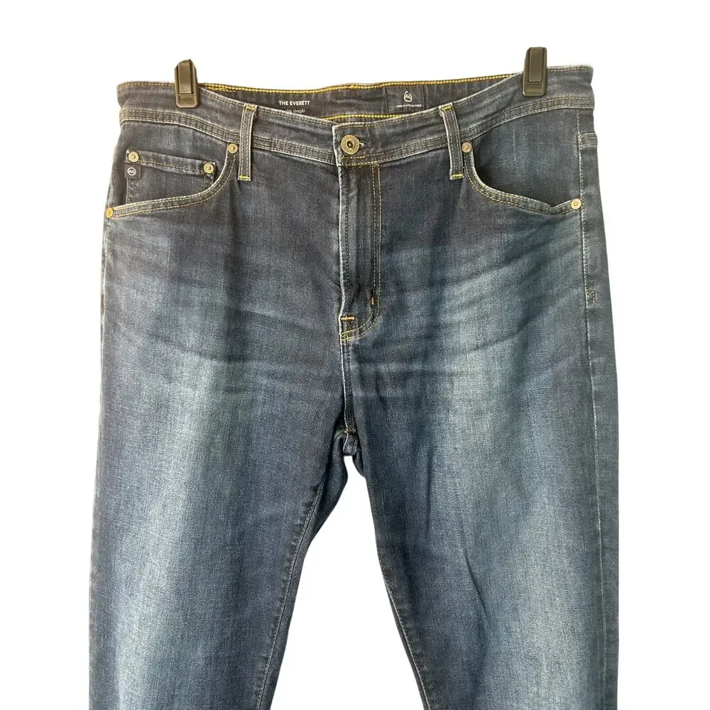 AG Adriano Goldschmied Jeans The Everett Slim Straight Men's Size 36x32 Stretch